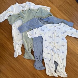NWOT Carters zipper pajamas